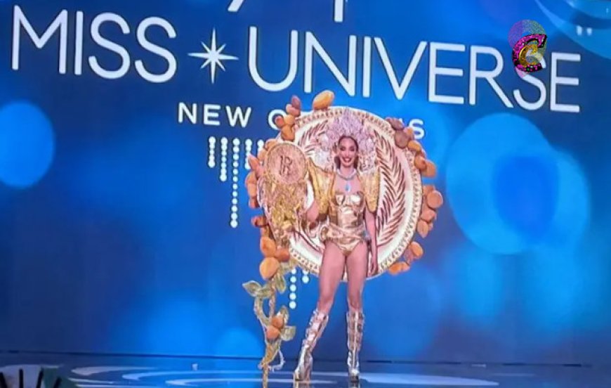 Thí sinh Hoa hậu Hoàn vũ đại diện cho El Salvador với trang phục lấy cảm hứng từ Bitcoin