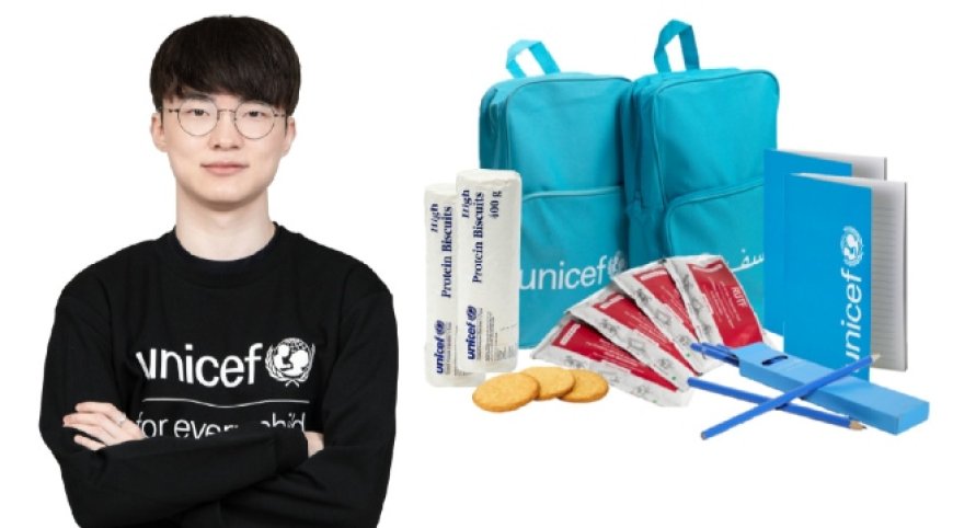 UNICEF Hàn Quốc mở bán “Gói quà Faker” đầy ý nghĩa, fan nhiệt tình ủng hộ - ESPORT