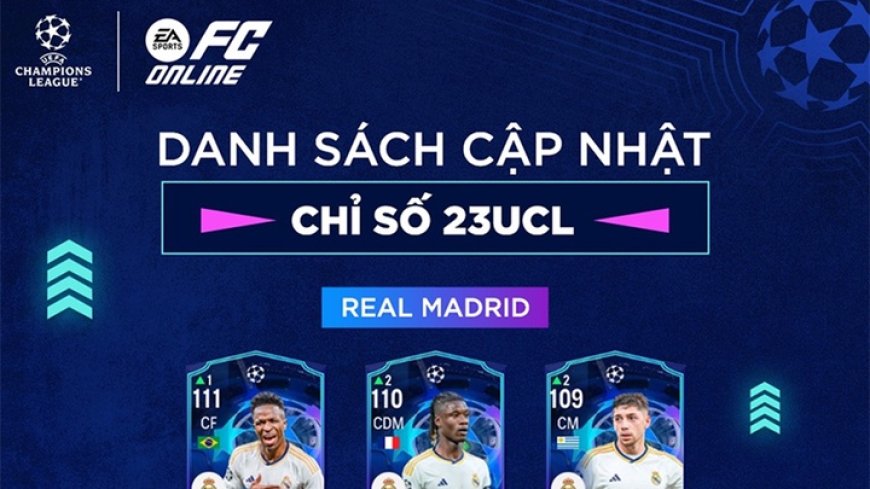 Tăng chỉ số mùa 23 UCL FO4: Cập nhật trong FC Online mới nhất 7/6 - ESPORT