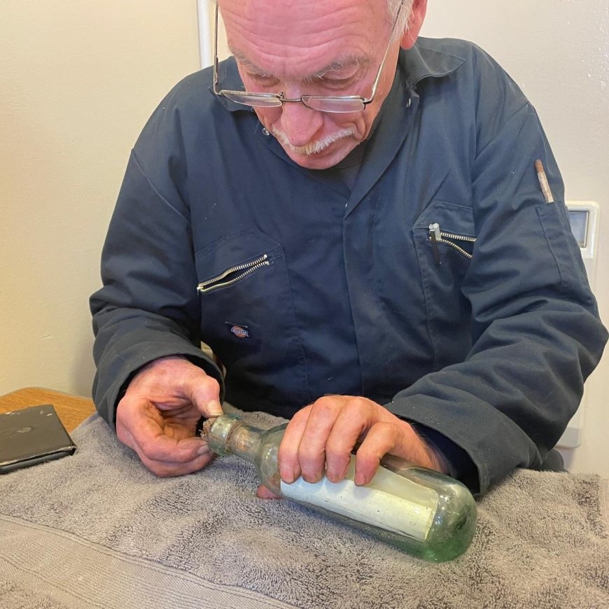 Engineers Discover a 132-Year-Old Message in a Bottle in a Scottish Lighthouse