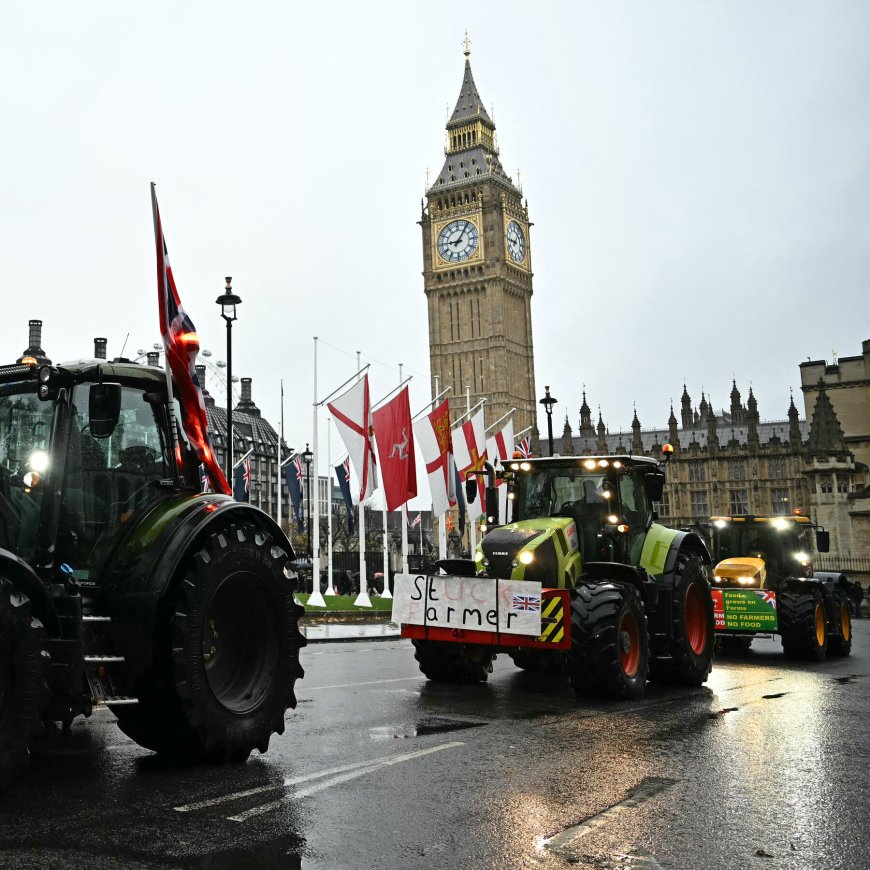 U.K. Farmers Protest in London Over Inheritance Tax Change