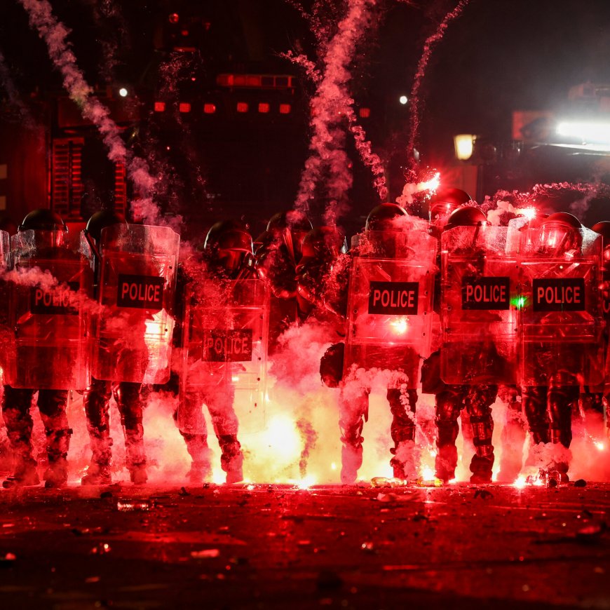 Protesters in Tbilisi Clash With Georgian Police