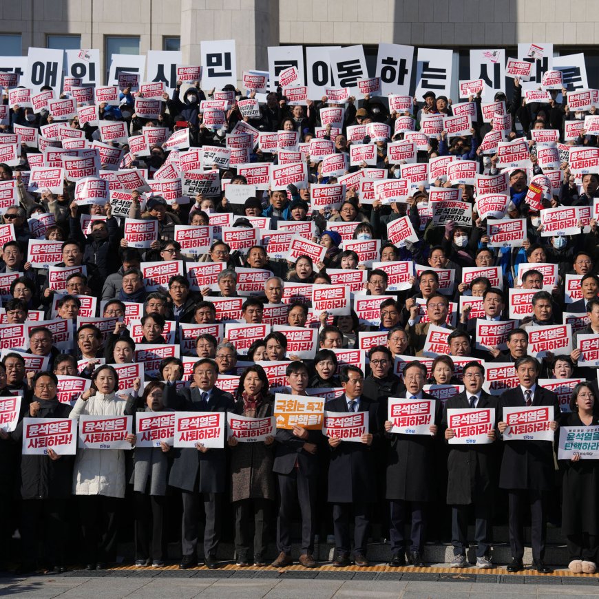 Thursday Briefing: An Impeachment Motion in South Korea