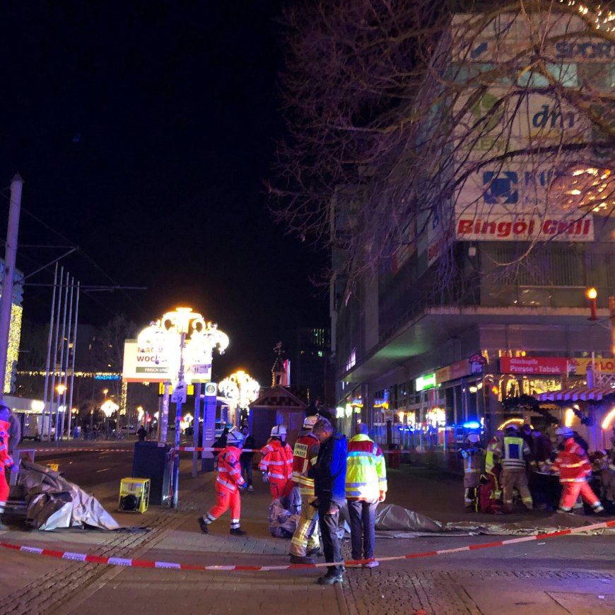 Driver Rams Christmas Market in Germany, Injuring Several