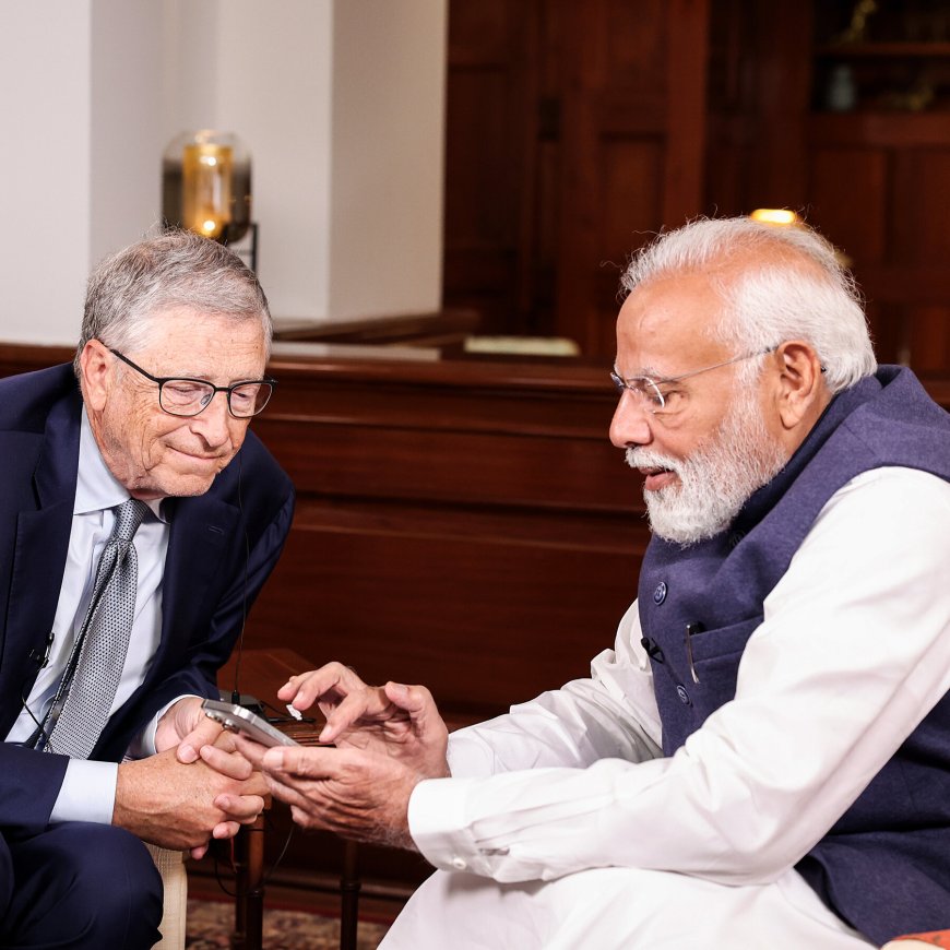 Nary a Critical Word: Bill Gates’s Close Bond With Narendra Modi