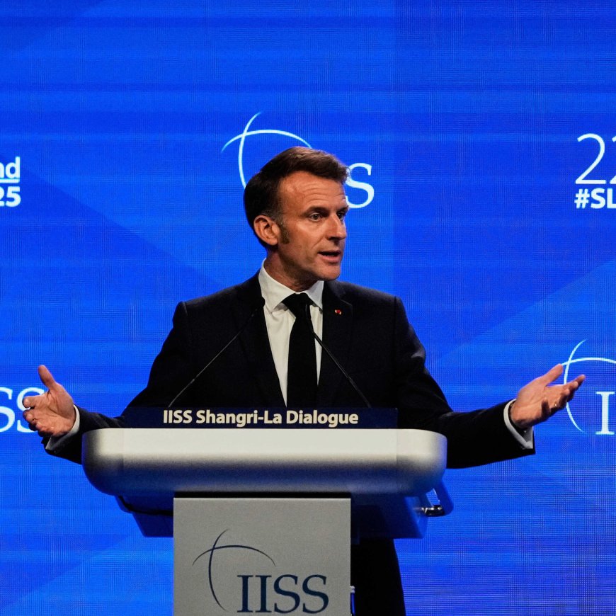 Macron Says Israel Can’t Have ‘Free Pass’ in Gaza