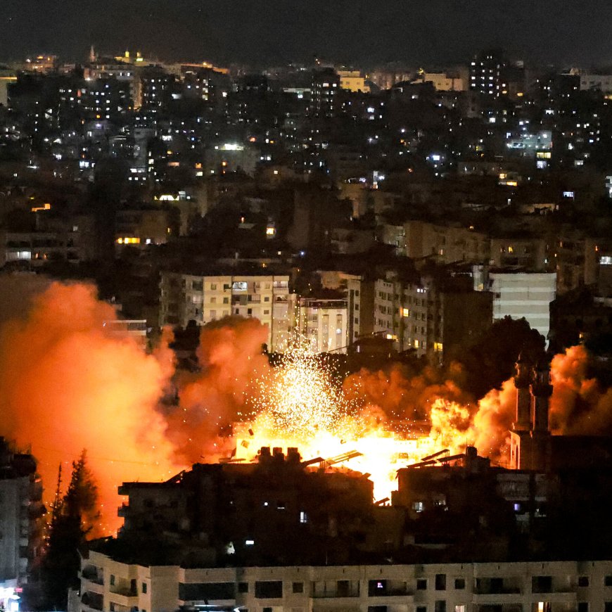 Israel Bombs Beirut Outskirts, Citing Hezbollah Drone Workshops