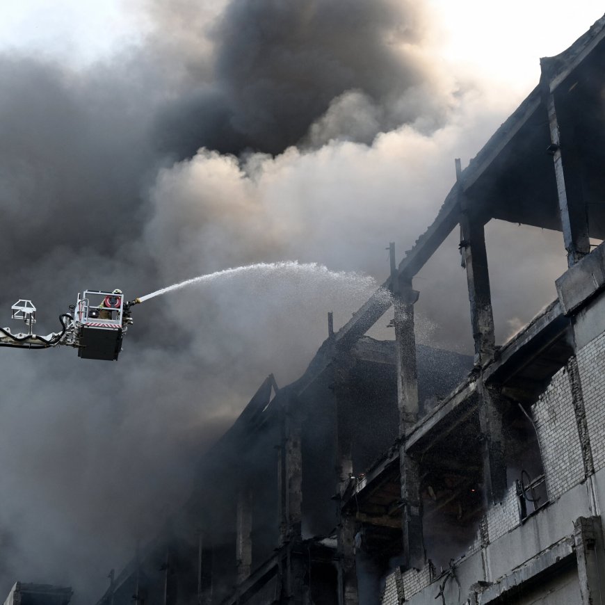 Russia Pummels Kharkiv With Drones and Bombs, Ukraine Says