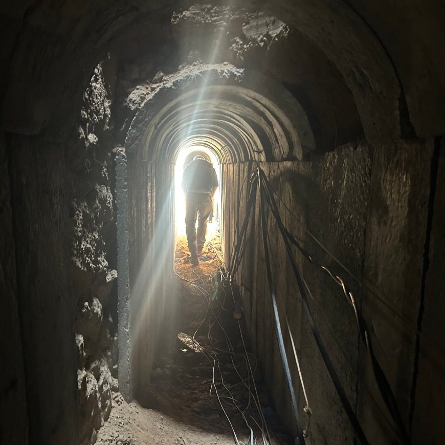 Touring a Tunnel in Gaza That Leads Underneath a Hospital