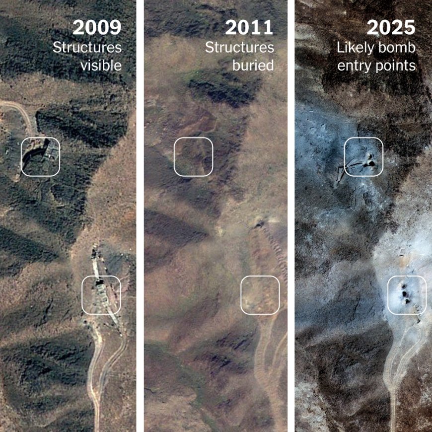 Satellite Images Show What U.S. May Have Targeted Iran’s Fordo Nuclear Site