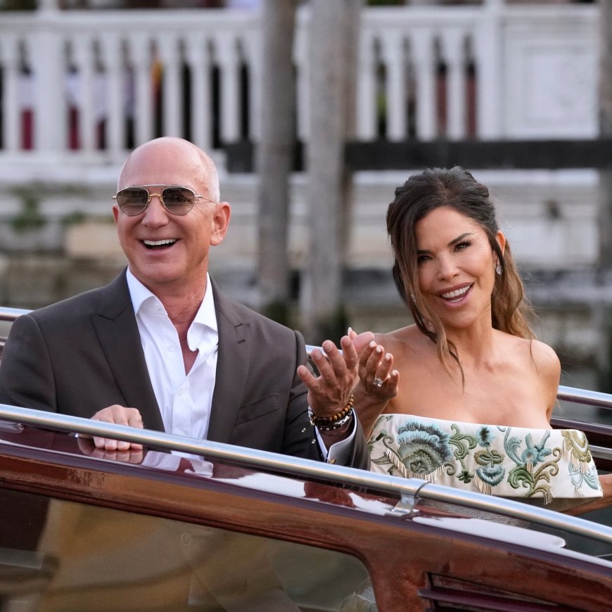 At Bezos’ Venetian Wedding: Buzz, Bling and Backlash