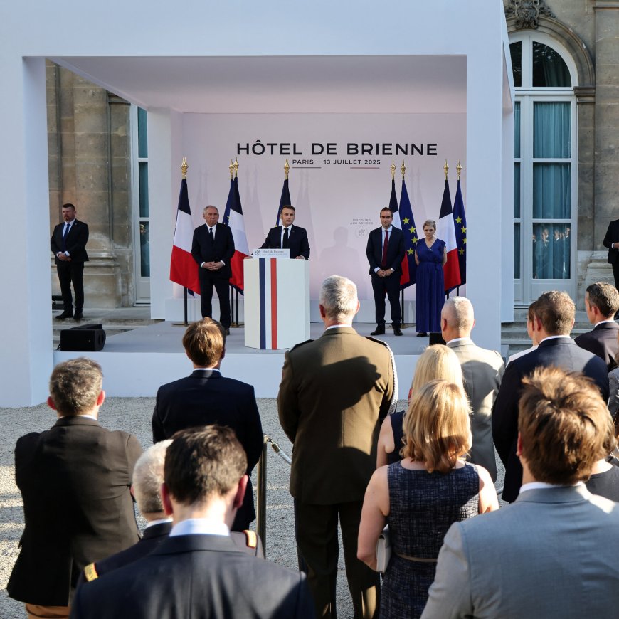 Macron Increases Military Spending, Saying Freedom Is Threatened