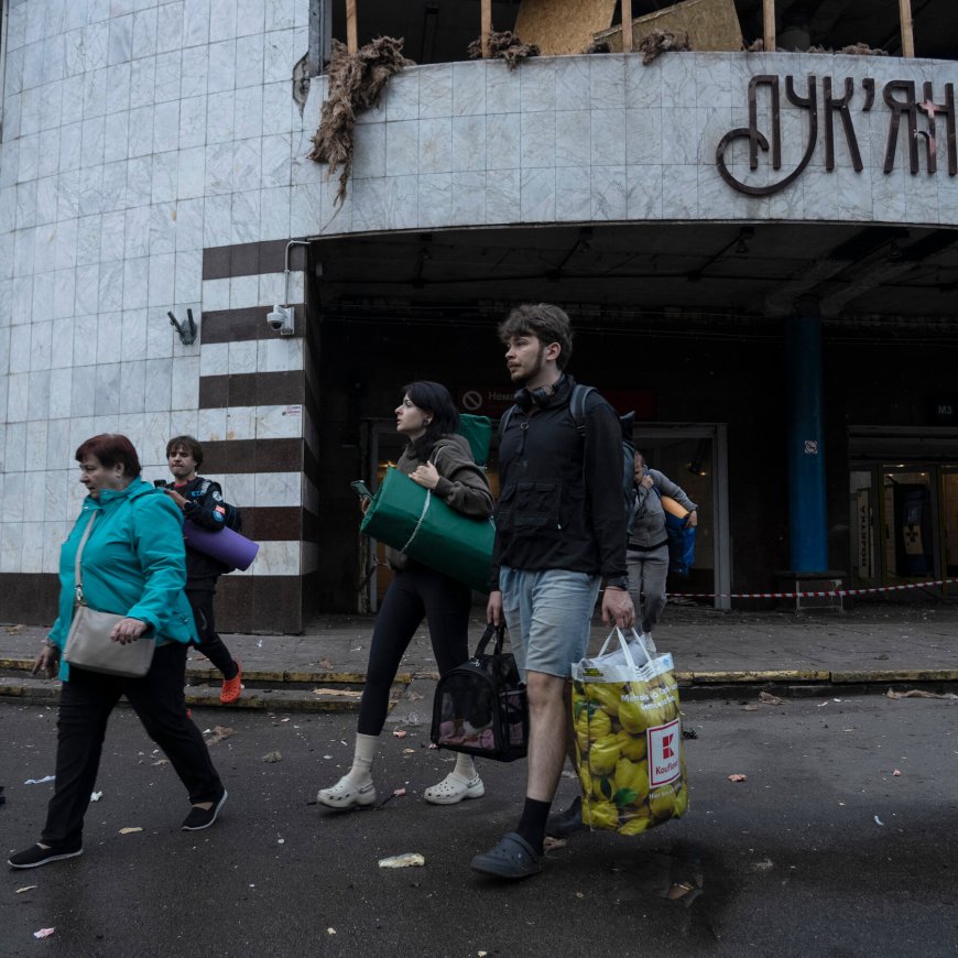 Russia Strikes Ukraine With Missiles and Drones