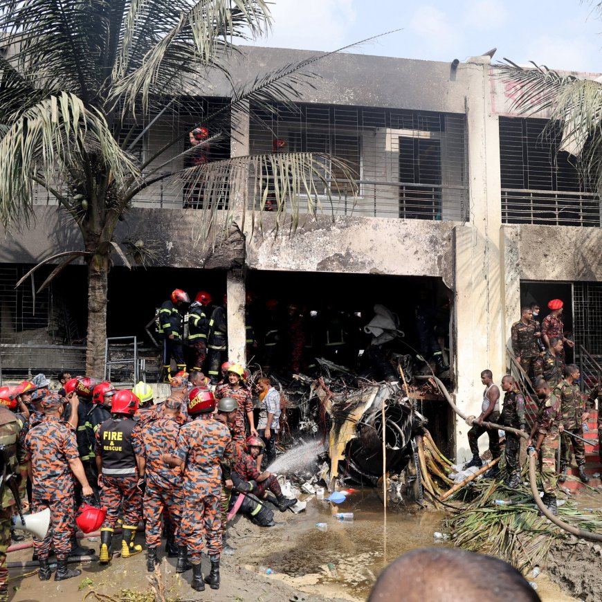 Bangladesh Air Force Plane Crashes Into School, Killing at Least 20