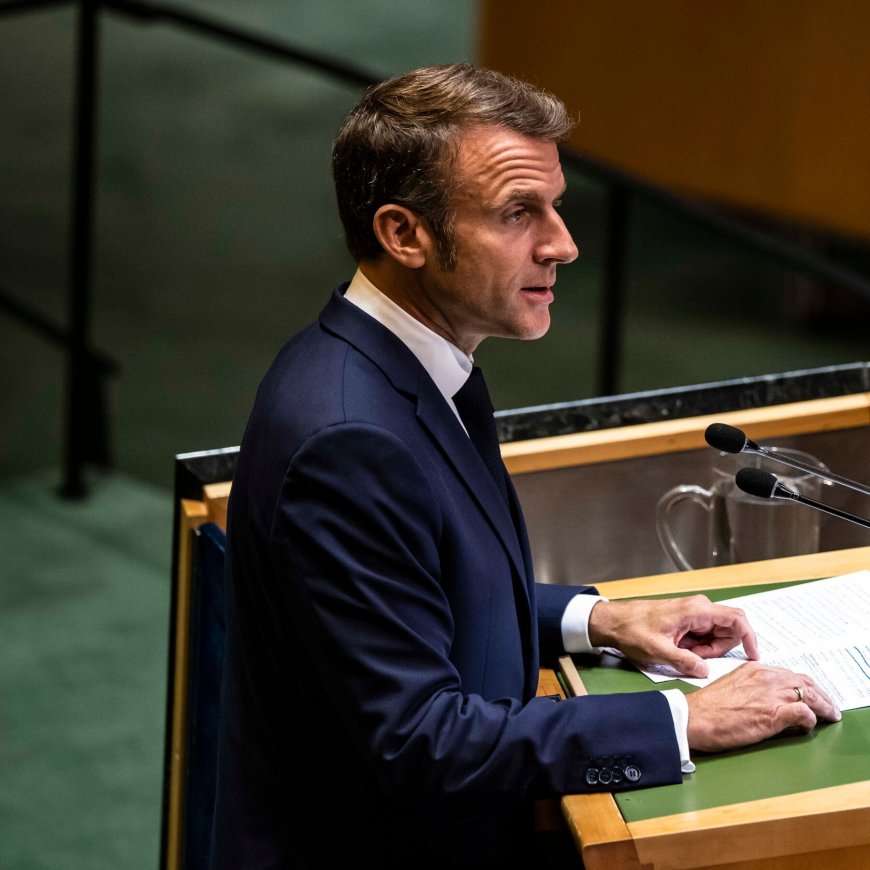 France Will Recognize Palestinian Statehood, Macron Says