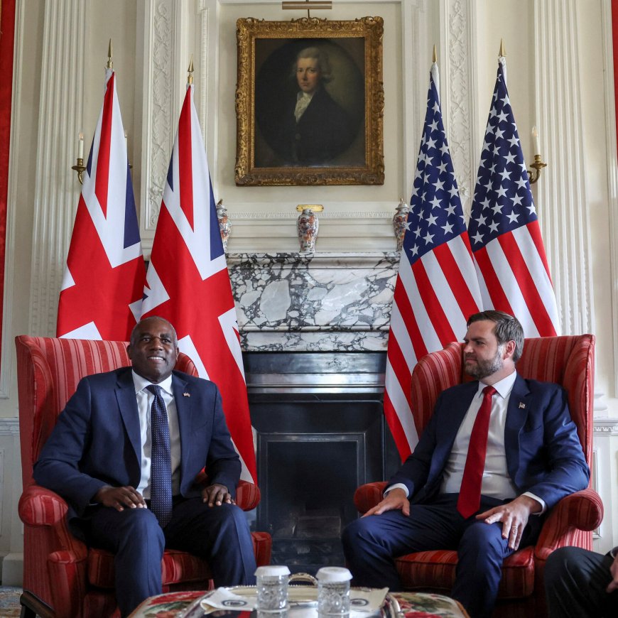 Vance and Lammy Mix Fishing and Foreign Policy at UK Estate