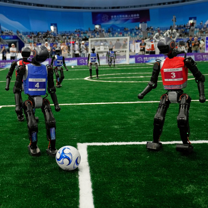 At China’s Humanoid Robot Games, Athletes Fell Down a Lot