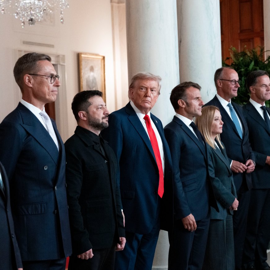 Live Updates: Zelensky and European Leaders Press for Security Guarantees in Meeting with Trump