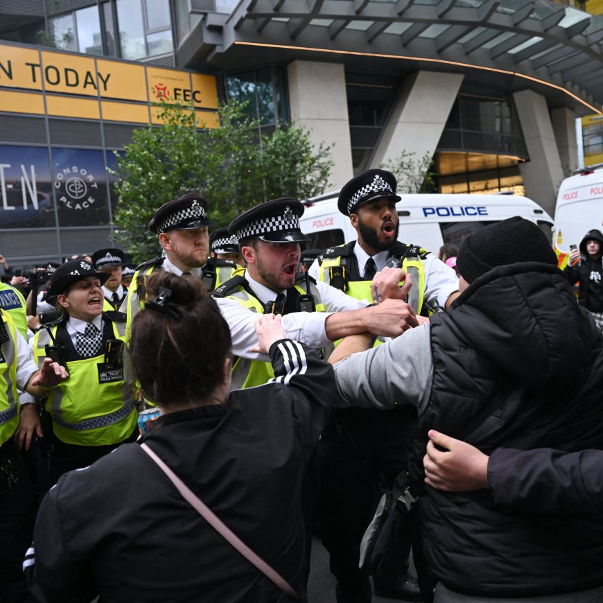 What to Know About the Protests Outside U.K. Hotels Housing Asylum Seekers