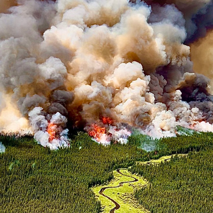 An Unusual Sight Over Canada’s Arctic: Wildfire Smoke