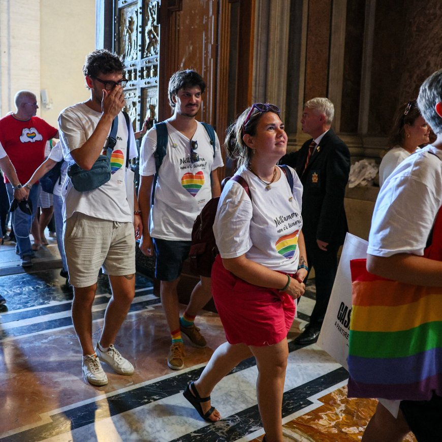 L.G.B.T.Q. Catholics Have Jubilee With Pope’s Blessing, if Not His Presence