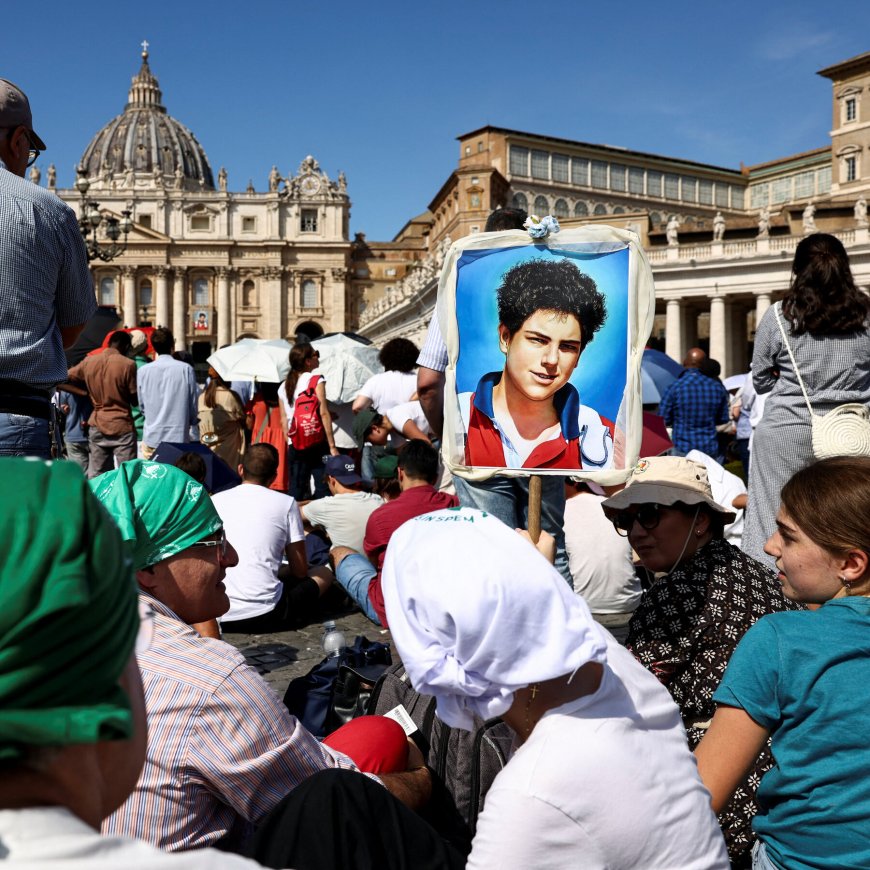 Carlo Acutis, Known as ‘God’s Influencer,’ Is Declared a Saint by Pope Leo XIV